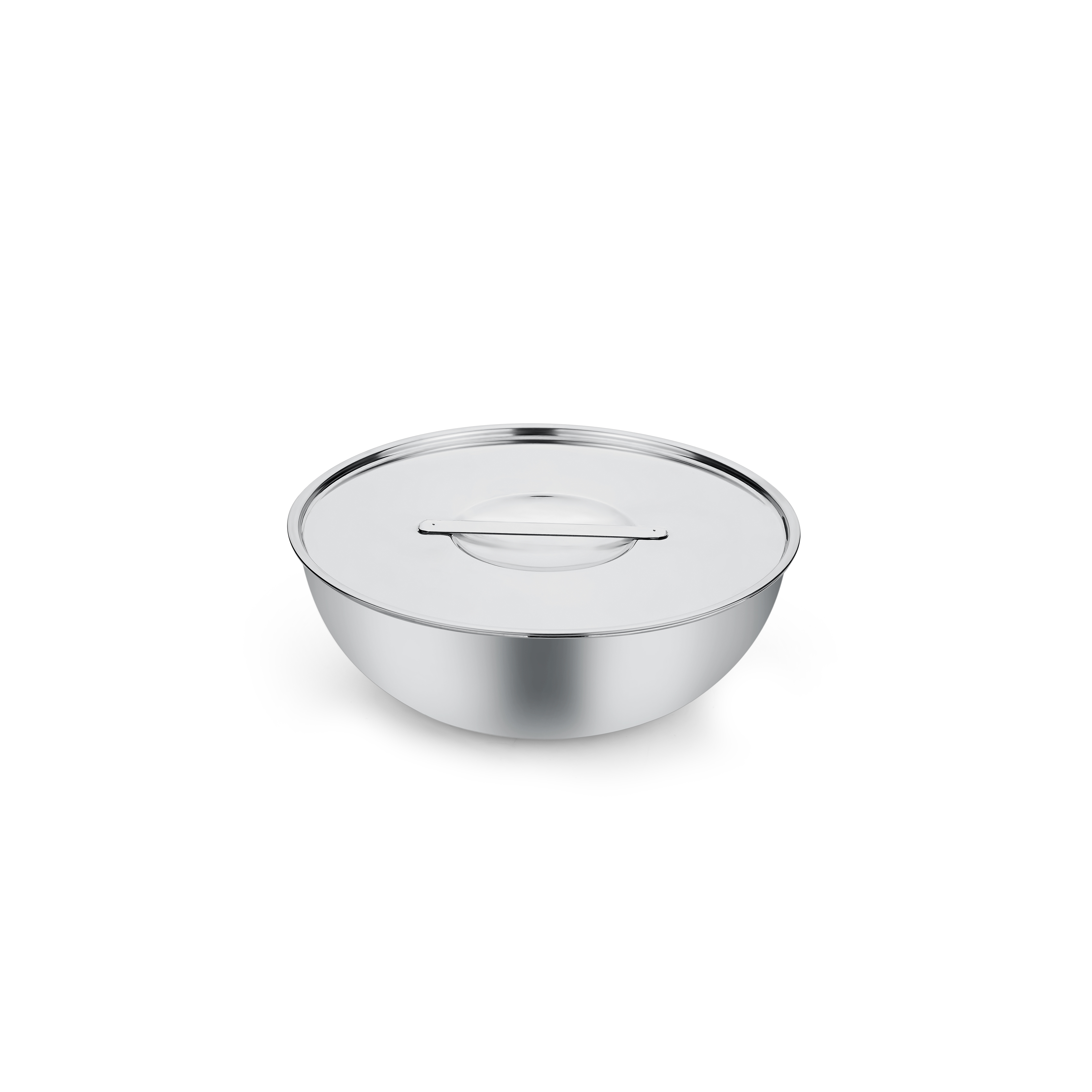 stainless steel bowl with lid